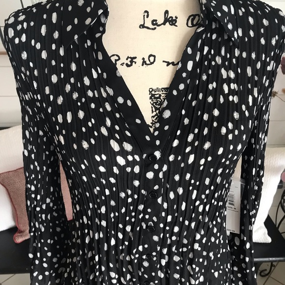 NWT Passport Black w White Dots Dreamer Dress, M - Picture 5 of 9